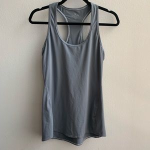 Athleta Gray Racerback Tank Top XS